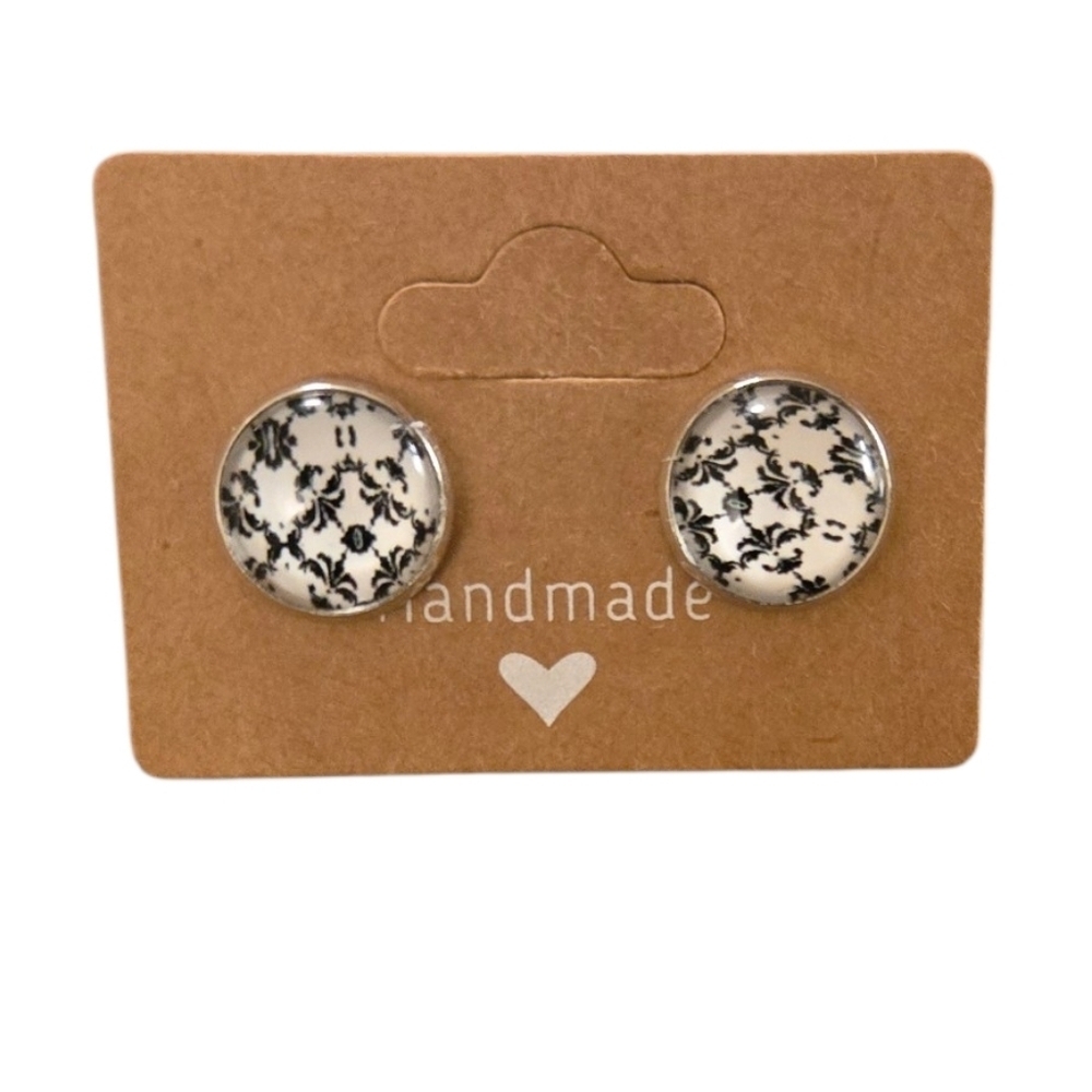 Black & White Pattern Earrings